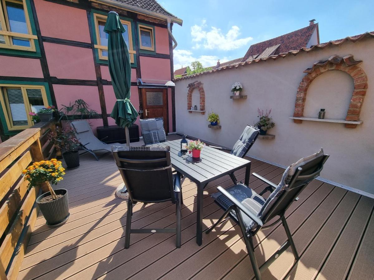 Ferienwohnung Goldstr.7 奎德林堡 外观 照片