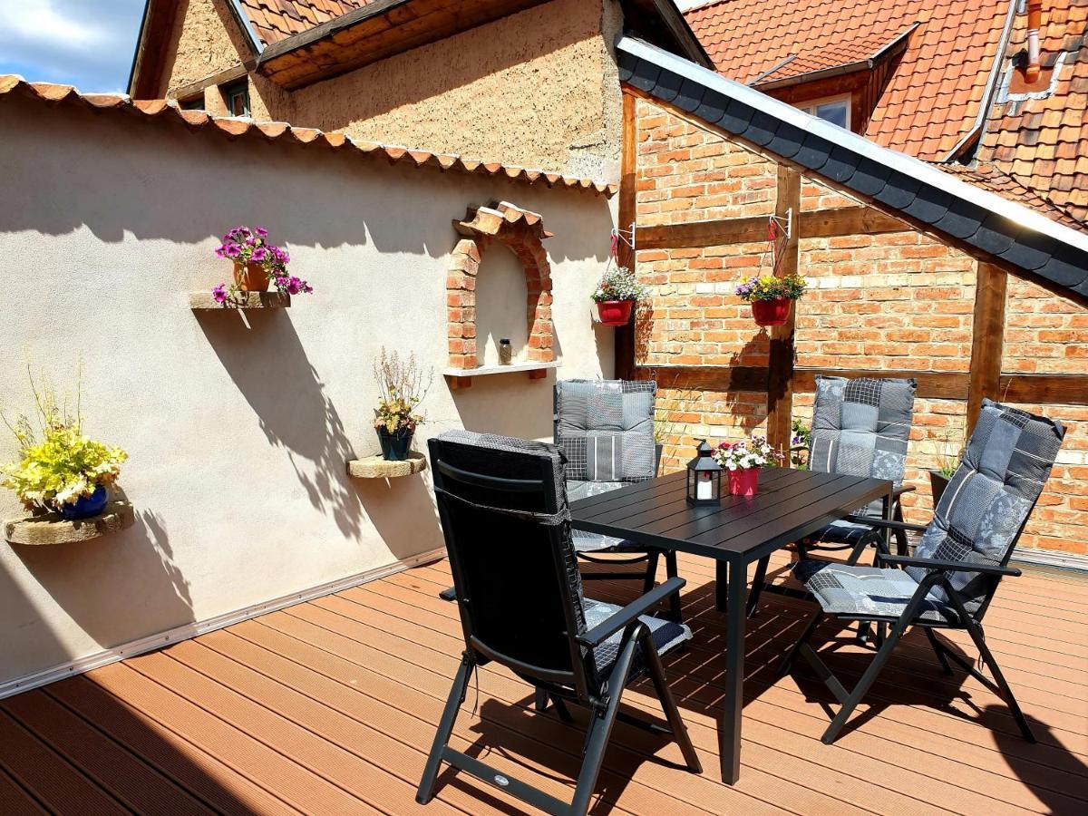 Ferienwohnung Goldstr.7 奎德林堡 外观 照片